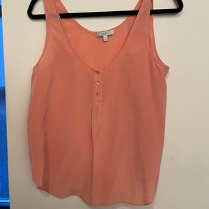Joie Salmon Colored Tank -  100% Silk